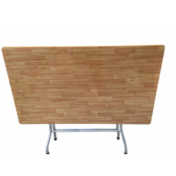 Bàn ăn cơm chữ nhật mặt gỗ công nghiệp/tự nhiên, chân sơn/inox đẹp giá rẻ cho gia đình