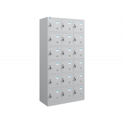 Tủ sắt locker TU986-3K The One 18 khoang cánh mở