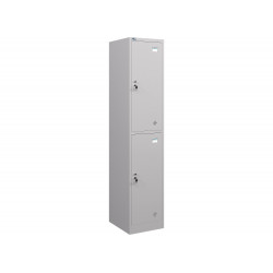 Tủ sắt locker TU982 The One 2 khoang cánh mở có suốt treo quần áo