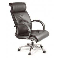 Ghế xoay lãnh đạo lưng cao đệm da PU chân mạ/hợp kim NT190 GX201A