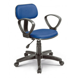 Ghế xoay lưng con đệm nỉ có tay NT190 GX01A