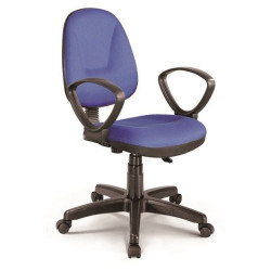 Ghế xoay lưng trung đệm nỉ có tay NT190 GX02A