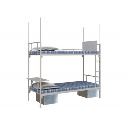 Giường sắt 2 tầng có bàn viết và hòm tôn The One GT40BH (không có đệm)