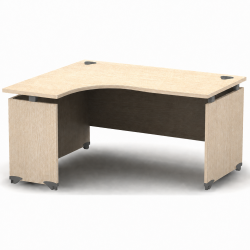 Bàn mặt gỗ Laminate lượn trái Fami CP1400HL/CP1600HL/CP1800HL