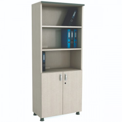 Tủ tài liệu gỗ văn phòng 5 ngăn cánh lửng Fami SM8150H