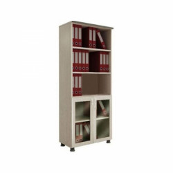 Tủ tài liệu văn phòng gỗ MFC cánh kính Fami SM8650H