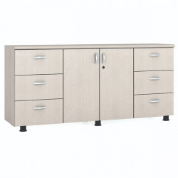 Tủ tài liệu gỗ thấp Fami SM8120H