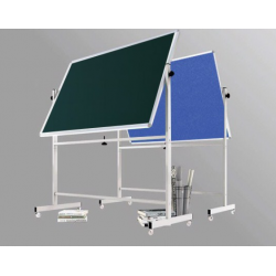 Bảng nỉ ghim tài liệu xoay 2 mặt có chân di động cho văn phòng 