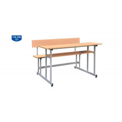 Bàn liền ghế sinh viên có tựa chân sắt mặt gỗ The One BSV102T/BSV102TR