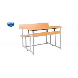 Bàn liền ghế sinh viên có tựa chân sắt mặt gỗ The One BSV107T/BSV107TR
