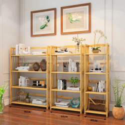 Giá kệ sách đứng gỗ tự nhiên 4 tầng giá tốt GS4T