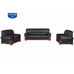 Bộ ghế sofa văn phòng đệm da cao cấp The One SF02