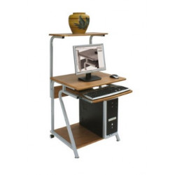 Bàn máy vi tính khung thép mặt gỗ rộng 60cm The One BMT97A