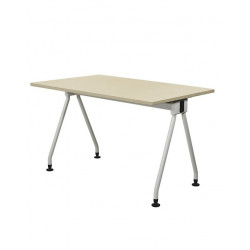 Bàn làm việc chân sắt chữ A mặt gỗ 1m2/1m4 NT190 BCA12/BCA14