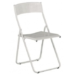 Ghế gấp ngoài trời GG10 Nội thất 190 toàn bộ bằng sắt sơn màu trắng