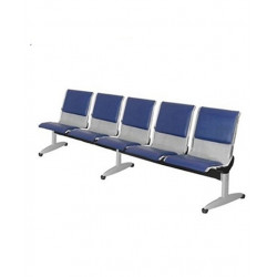 Ghế chờ mặt sơn tĩnh điện đệm lưng bọc da PVC chân sơn NT190 GC01SD