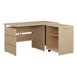 Bàn làm việc gỗ nhân viên văn phòng 1m4 The One HR140HM