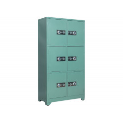 Tủ sắt TU09K6C The One 6 khoang thép dày khoá mã an toàn có bánh xe di chuyển