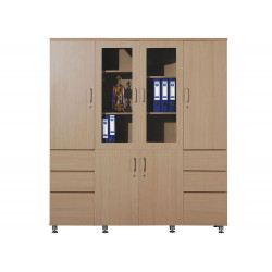 Tủ tài liệu gỗ 4 buồng The One HR1960-4B