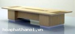 Bàn gỗ chữ nhật phòng họp lớn Hòa Phát rộng 4 mét HRH4016H2