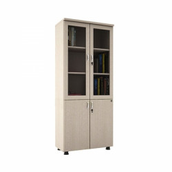 Tủ tài liệu gỗ MFC cánh kính Fami SME8350