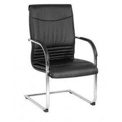 Ghế chân quỳ khung mạ/inox đệm da PU NT190 GQ04B