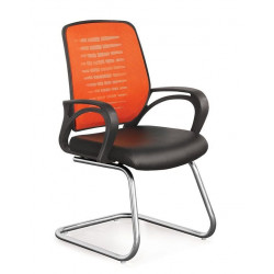 Ghế quỳ chân mạ lưng lưới đệm da PU NT190 GQ10