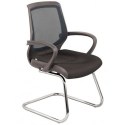 Ghế quỳ chân mạ tựa lưới, đệm lưới viền da NT190 GQ10.1