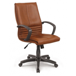 Ghế xoay văn phòng lưng trung đệm da PU NT190 GX13B