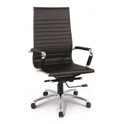 Ghế xoay lưng cao, khung lưng mạ bọc da PU NT190 GX19C