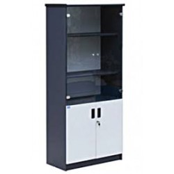 Tủ kệ hồ sơ gỗ công nghiệp đựng tài liệu cánh kính HP1960G