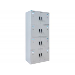 Tủ sắt locker đựng hồ sơ văn phòng Hòa Phát 8 khoang cánh mở TU984-2L