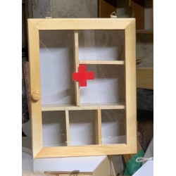 Tủ thuốc y tế gia đình bằng gỗ DT02