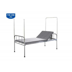 Giường y tế khung inox/thép, đầu giường nâng hạ, chân tĩnh The One GYT01