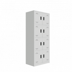 Tủ hồ sơ tài liệu văn phòng Xuân Hòa CA-8D/CA-8DS thép sơn 8 khoang cánh mở