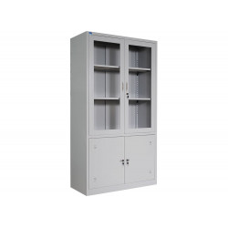 Tủ tài liệu TU09K3CK The One cánh kính sắt mở để hồ sơ văn phòng giá rẻ