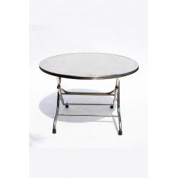 Bàn ăn tròn phi 1m/1m2 inox Phú Mỹ BT25/BT26