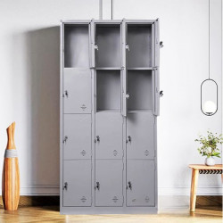 Tủ sắt locker TU984-3KSL 12 khoang hàn liền nguyên chiếc giá rẻ