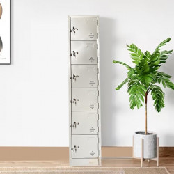 Tủ sắt locker TU986SL 6 khoang để đồ hàn liền nguyên chiếc giá rẻ