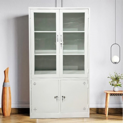 Tủ sắt văn phòng TU09K3CKSL cánh kính hàn liền nguyên chiếc giá rẻ