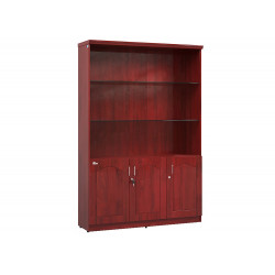 Tủ tài liệu văn phòng gỗ sơn PU rộng 1m35 The One DC1350H12 (hàng đặt)