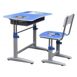 Bộ bàn ghế học sinh cho bé khung thép gỗ Melamine The One BHS20-3