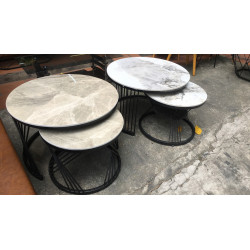 Bàn sofa phòng khách mặt đá hiện đại nhỏ gọn SF106