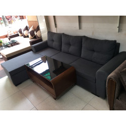 Bộ bàn ghế sofa phòng khách bọc vải nỉ đẹp đơn giản hiện đại SF112