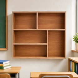 Giá sách treo tường gỗ công nghiệp 80cm nhỏ gọn đẹp GS08