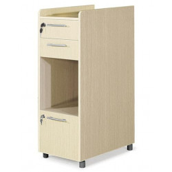 Hộc gỗ di động cao 3 ngăn kéo liền vách ngăn NT190 HG08