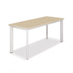 Bàn mặt gỗ chân sắt ống oval NT190 BCO12/BCO14/BCO16/BCO18B