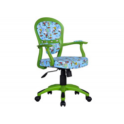 Ghế xoay trẻ em đệm vải màu xanh nhập khẩu The One TE06