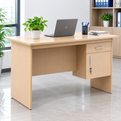 Bàn làm việc gỗ văn phòng hộc lửng giá rẻ BLV10