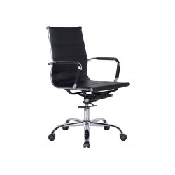 Ghế xoay lưng trung khung thép bọc da công nghiệp The One GL212